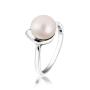 Silver ring with white freshwater pearl SR0002A Swan