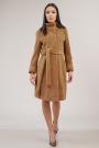 Elegant winter coat in camel color 12209-804K