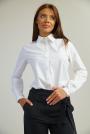 Women's elegant shirt in white color 4174-100