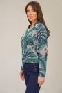 Women's short bomber jacket in colorful colors 42303-174