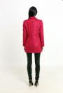 Women's wool coat in cyclamen color 42115-702