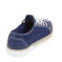 Women's blue leather shoes 33177