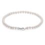 Fresh water white pearls necklace 10-11mm R1174NW Swan