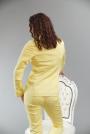 Women's yellow jacket with silver buttons 42103-300