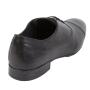 Men's black leather evening shoes 32859