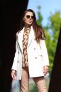 Women's Ivory Wool Coat 42115-201