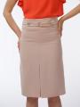 Women's skirt in powder color with bad 52001-701