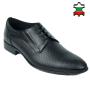 Black men's evening leather shoes 1692boss