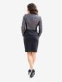 Women's jacket in combination of two cloths 41903