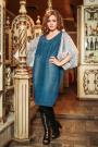 Ladies Denim Dress With Chiffon Sleeves Avangard