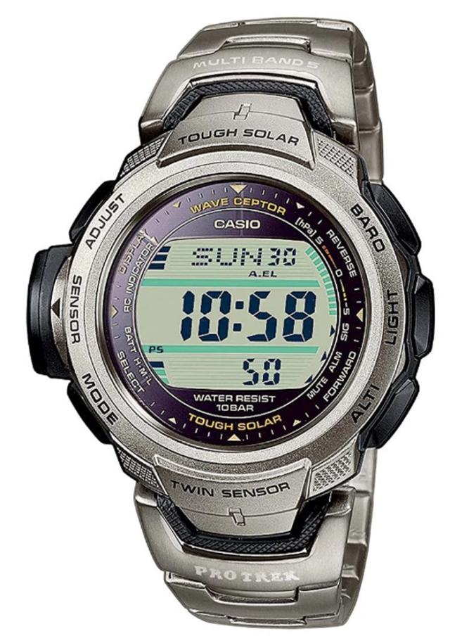 Men's watch PRO TREK Casio PRW-500T-7VER | Men's titanium strap watches | bg-look.com