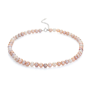 Fresh water pearls necklace 8-8,5mm R04388NM Swan