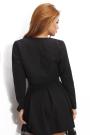 Black bolero with long sleeve