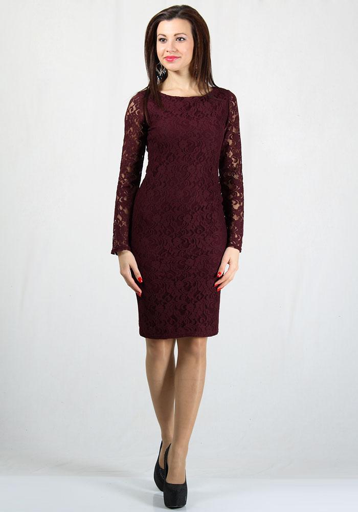 Bordeaux lace outlet dress