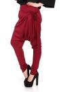 Women's deep bottom burgundy trousers Avangard