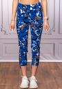 Women's tunic and trouser set in blue melange Avangrd