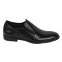 Men's black patent leather evening shoes 33638