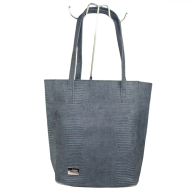 Women's bag made of genuine leather, petrol color 1267PETROL