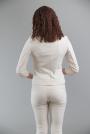 Women's fitted jacket in beige color 23199-201