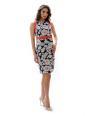 Women's elegant flower dress 71927/409/302