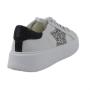 White women's low sneakers with silver star 310WHITE