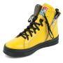 Women's shoes sport casual yellow leather with pokemons