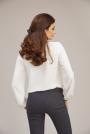 Elegant formal blouse with frog 82121-101