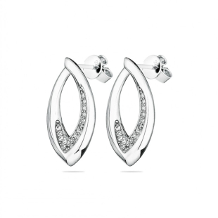 Silver Earrings JT8292E Swan