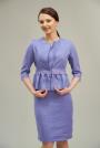 Women's linen jacket in purple color 62106-774