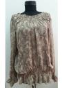 Women's maxi tunic in python print Rumena maxi