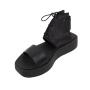 Casual women's sandals black C103-1457