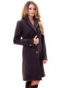 Ladies long dark brown coat Radek's Collection