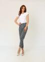 Women's striped linen trousers 62207-463