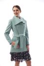 Women's casual coat in blue-green color Radeks