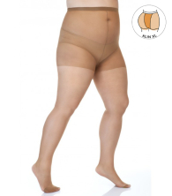 Plus size beige panty with Lycra 20 DEN model 121