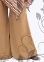 Beige wide maxi trousers Ilina