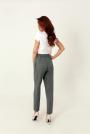 Women's sporty elegant trousers in green color 62305-504