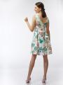 Women's dress with floral print 6192-110