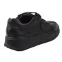 Women's sneakers in black natural leather 3018NERO