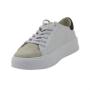 White women's low sneakers with silver star 310WHITE