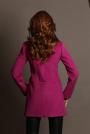 Ladies elegant coat in orchid color 12309